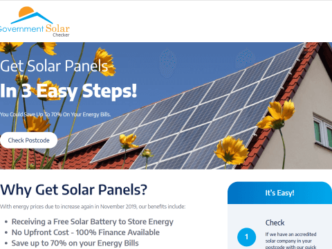 Government Solar Checker